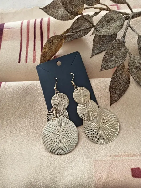 Gold Luxury and Elegant Earrings Beauty Gift- Trendy Jewelry