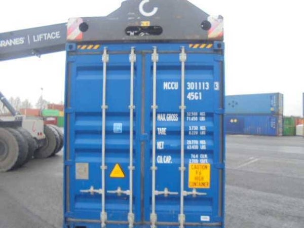 Conteneur premier voyage 40 pieds High Cube (12m)