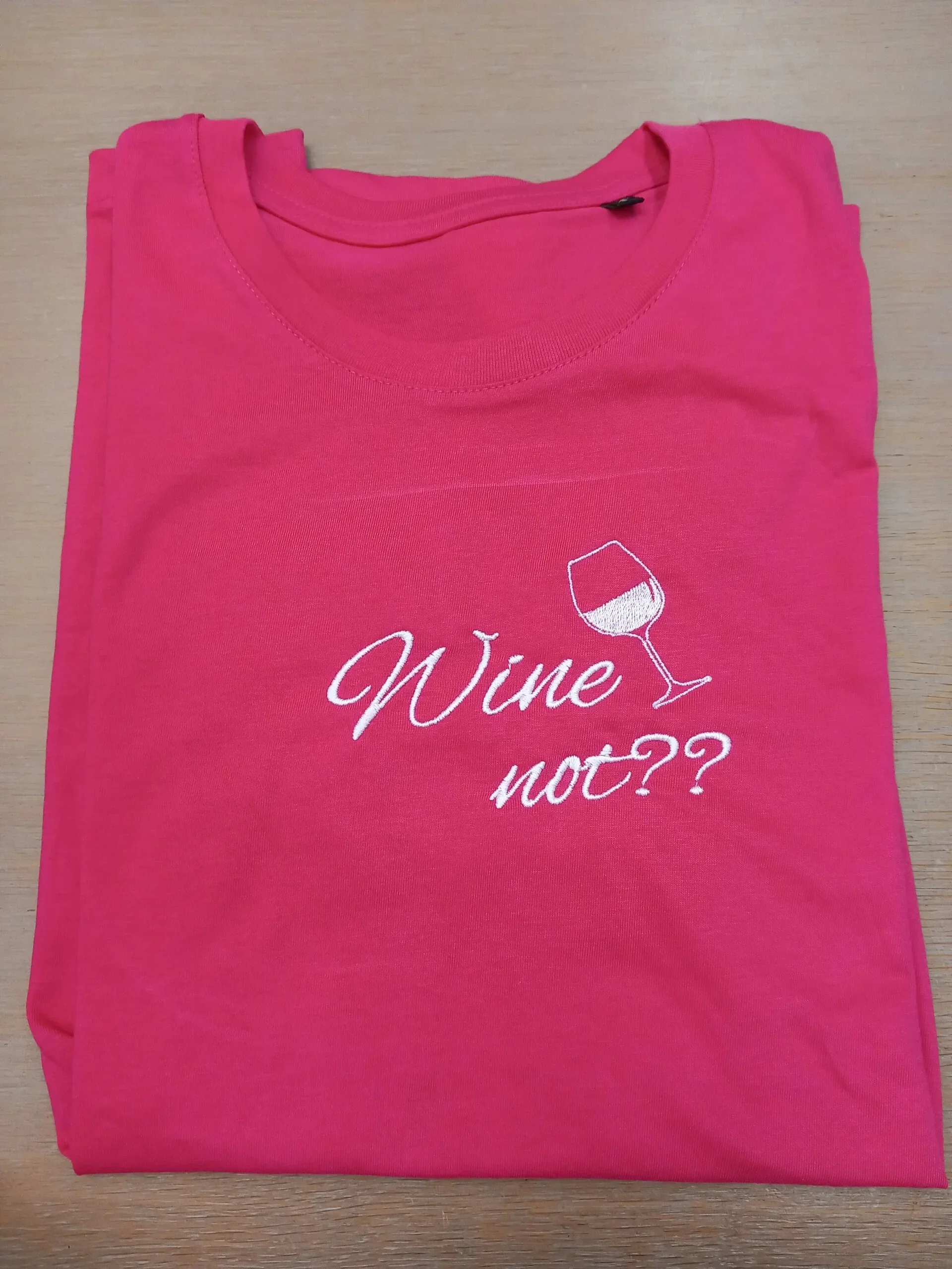T-shirt wine not