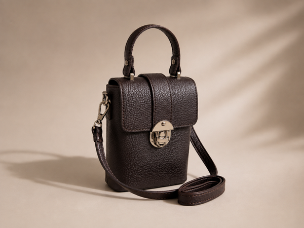 Mini Crossbody Bag – Donkerbruin
