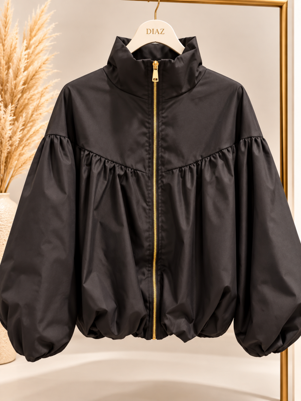 Black Balloon Jacket – Zwart