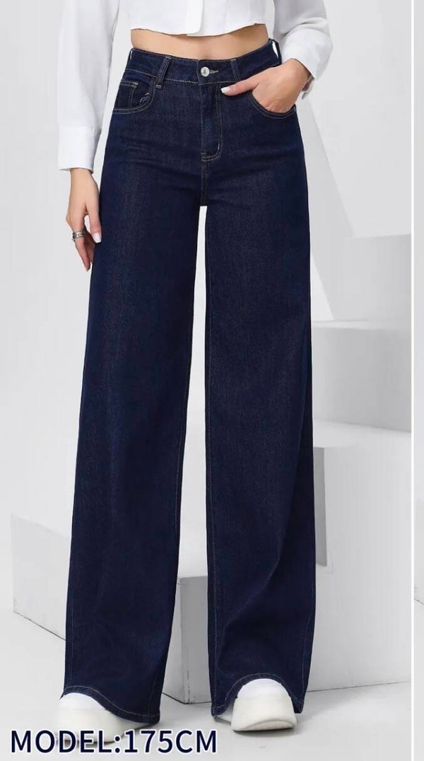 Wideleg Jeans Donker