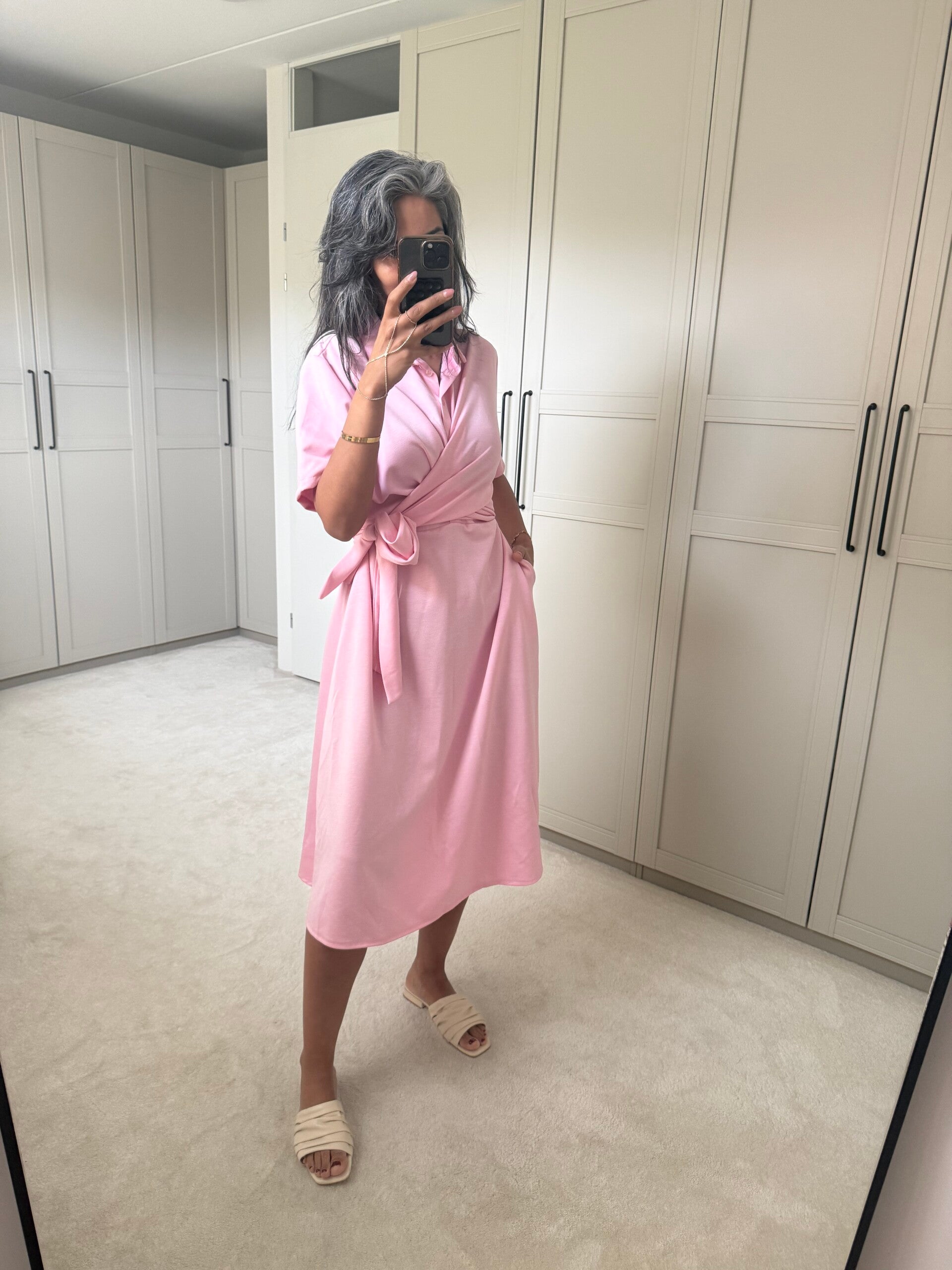 Roze jurk