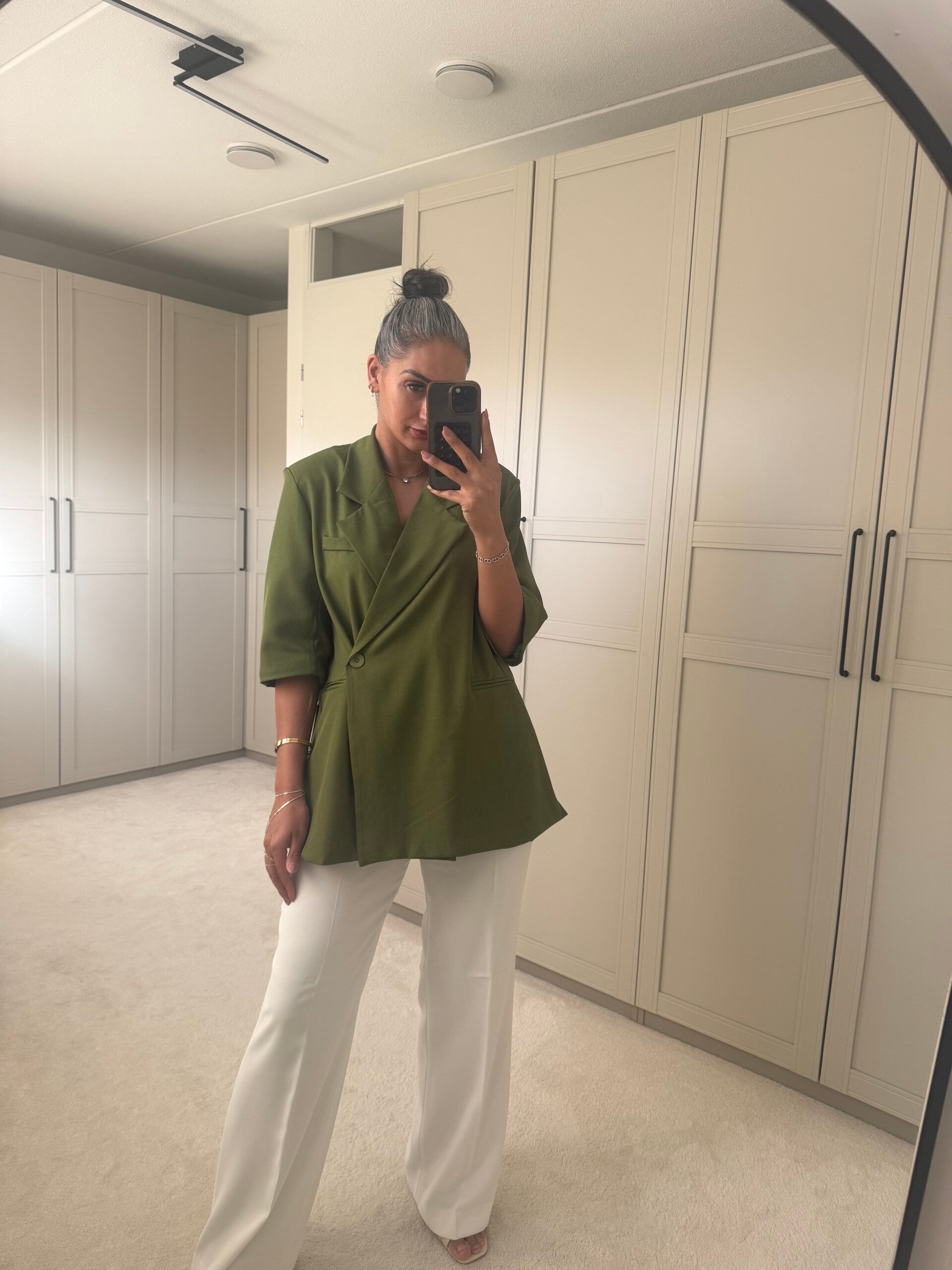Blazer olijfgroen