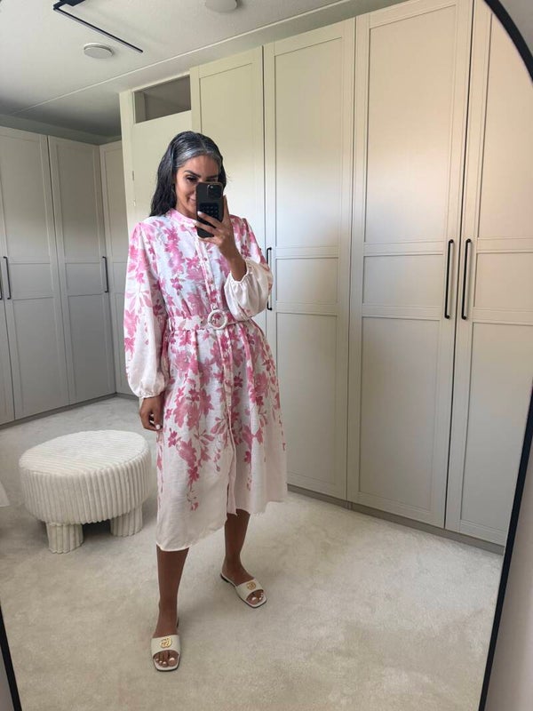 Midi-jurk Flower