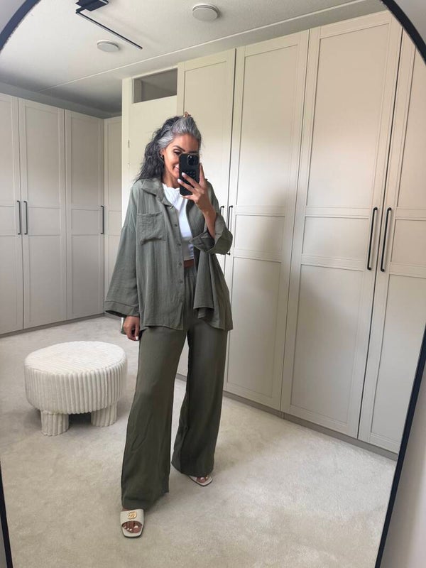 Co-ord Set Kaki