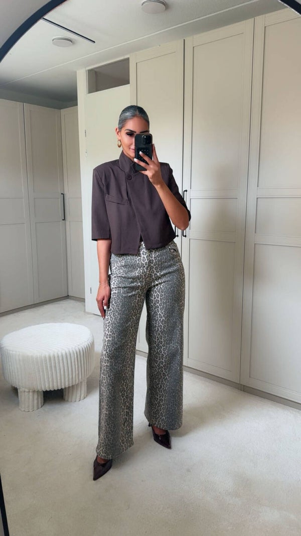 Cropped Blazer Bruin