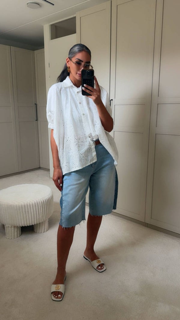 Oversized Blouse Wit Dupe
