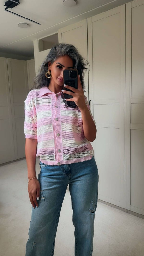 Polo Vest Roze