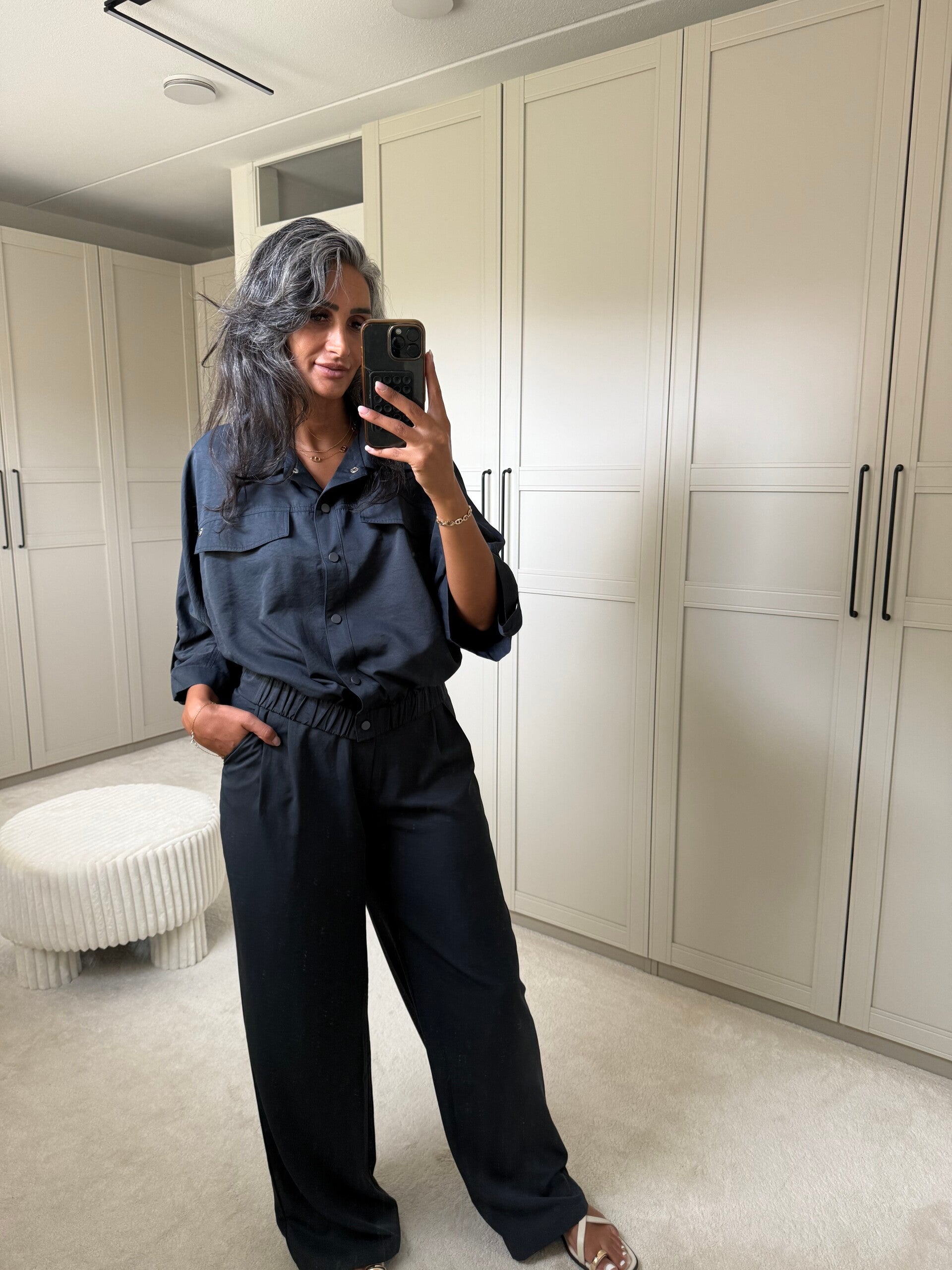 Ambika Two Piece Set Navy