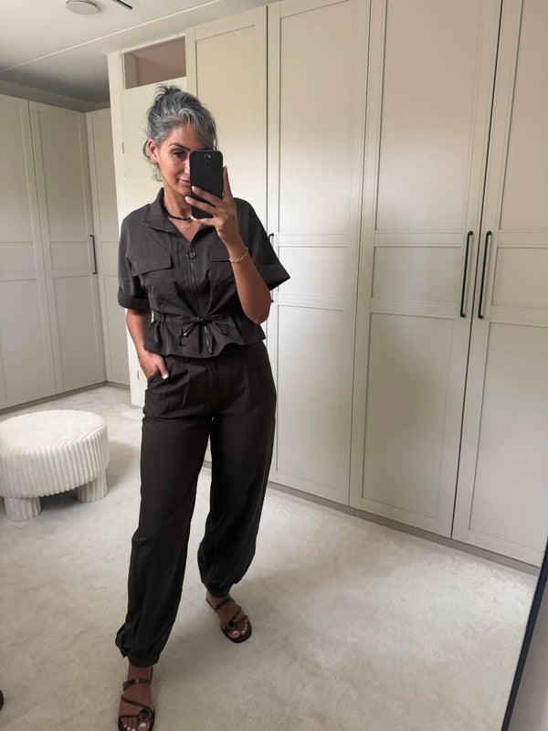 Ambika Cargo Set Brown