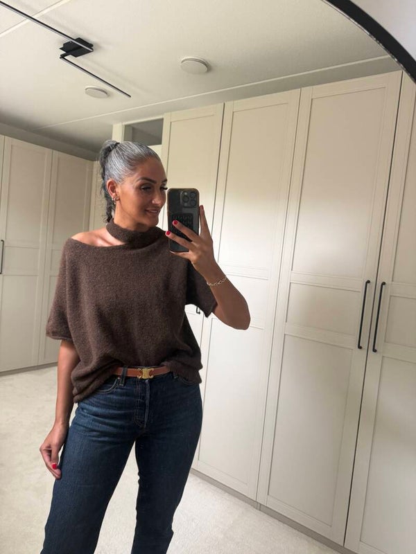 Off-Shoulder Choker Top Bruin