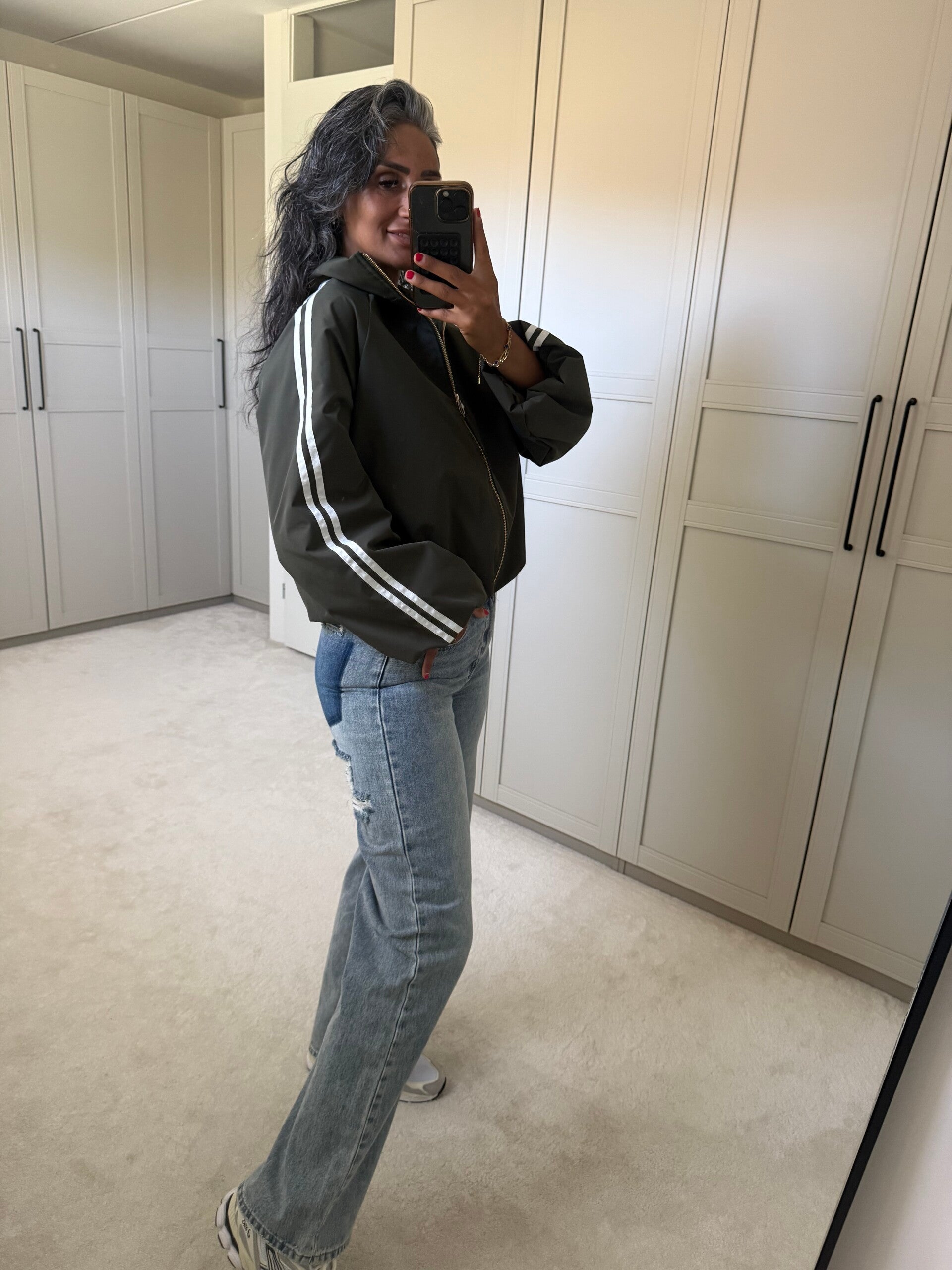 Sporty Jas Kaki