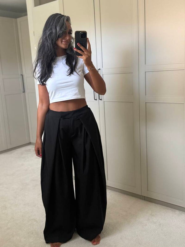 Black Palazzo Broek Dupe