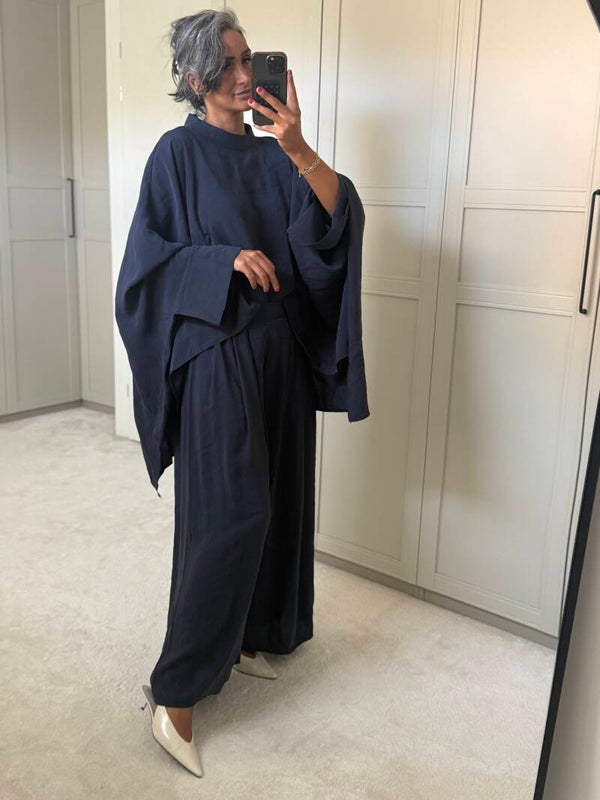 Luxe Oversized Set Navy