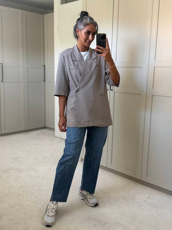Taupe Oversized Blazer