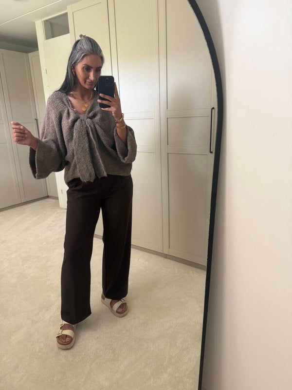 Oversized Trui Taupe