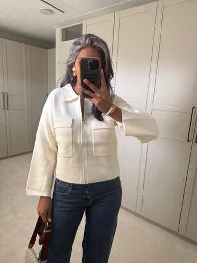 Trendy Vest Creme