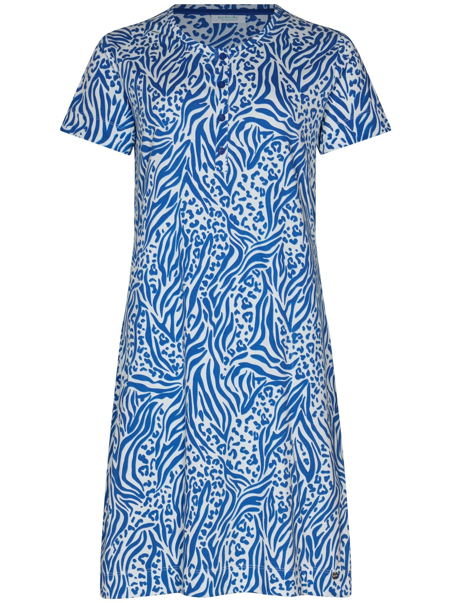 Rebelle By Pastunette - Nachthemd Korte Mouw - 95cm