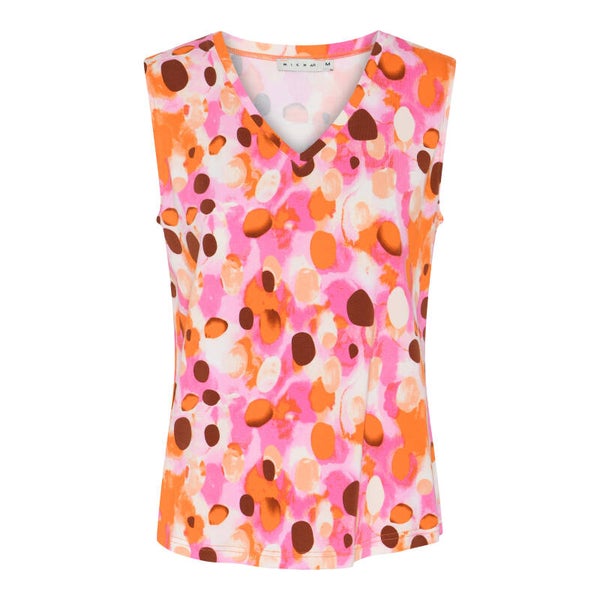 Micha - Top - Basic Watercolore Dot T-Shirt
