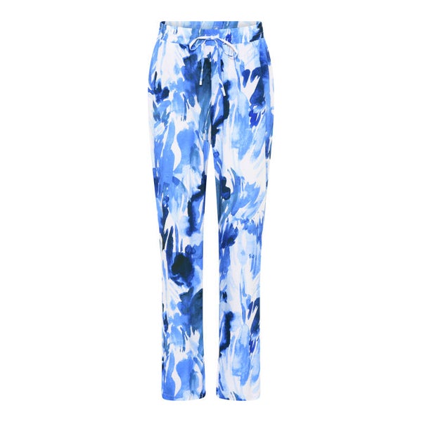 Micha - Broek - Blue Summer Print