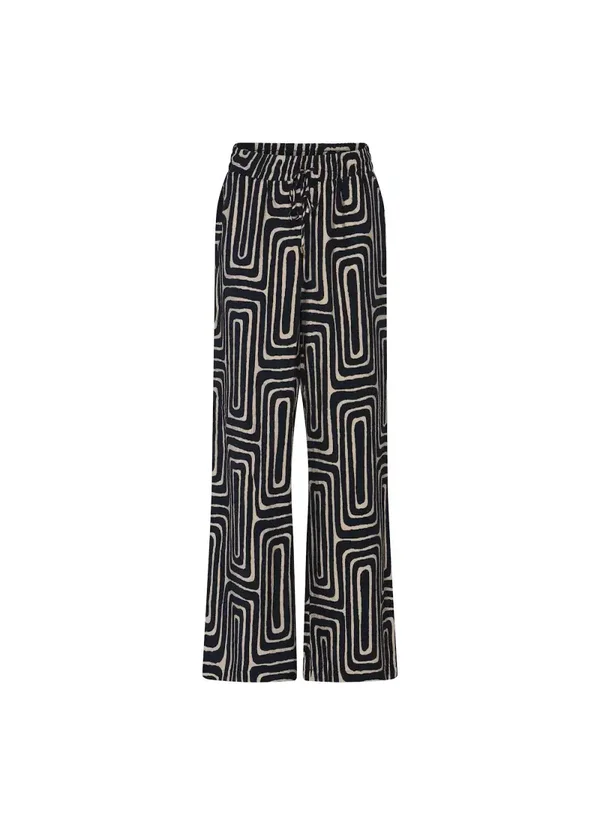 Micha - Broek - 122-820 - Navy/Camel