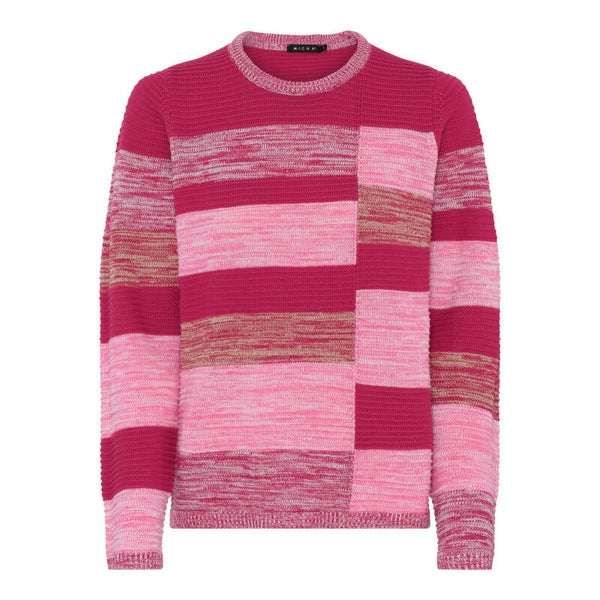 Micha - Jumper - 177-104 - Pink Melange - Maat XL