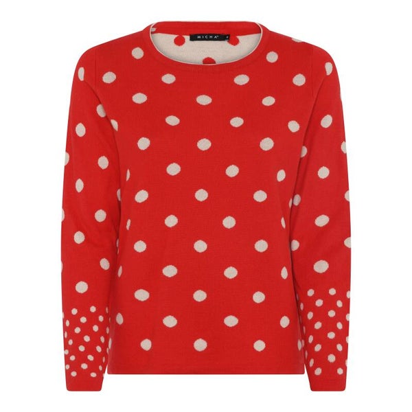 Micha - Jumper - Knit with Dots