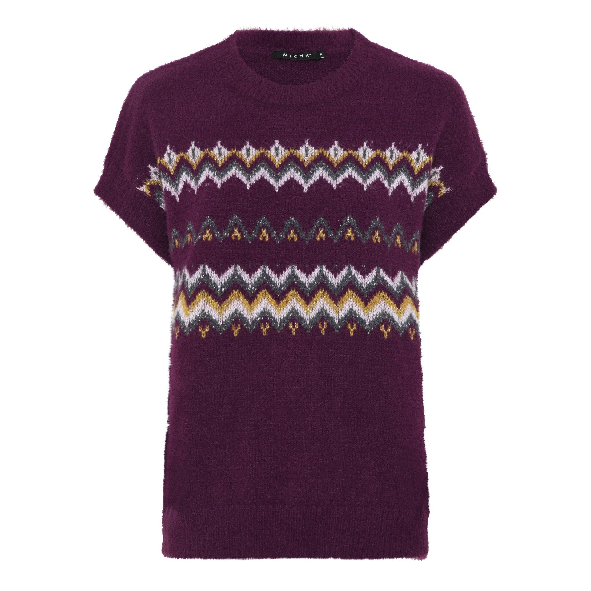 Micha - Jumper - 179-160 - Plum/Blue