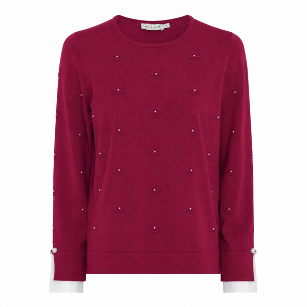 Micha - Autumn Viscose Knit - 182-138 - Plum
