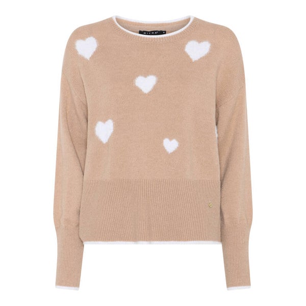 Micha - Jumper - 183-105 - Camel/Off White