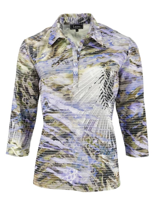 Leona per Donna - Polo - 3/4 Mouw