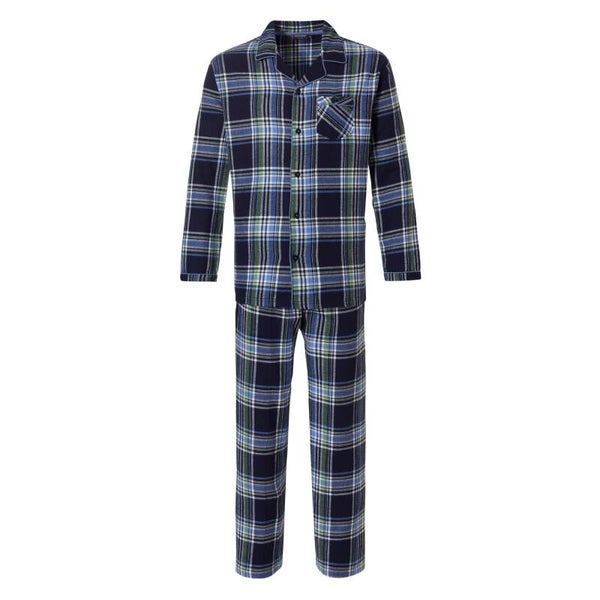 Pastunette - Pyjama - Met Knopen - Flanel - Maat M