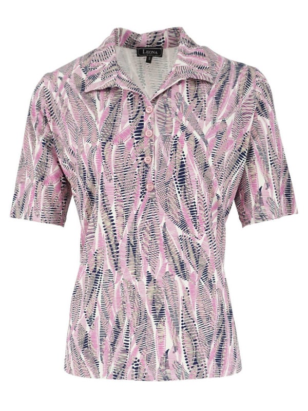 Leona per Donna - Polo - Korte Mouw