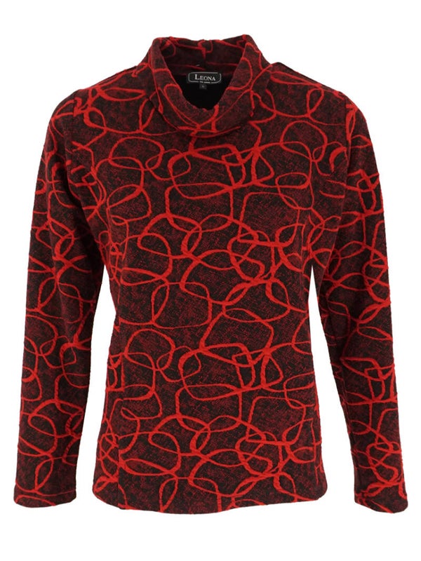 Leona per Donna - Shirt met Col - Lange Mouw