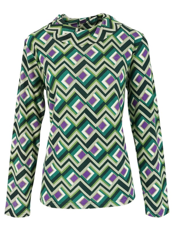 Leona per Donna - Col-Shirt - Lange Mouw