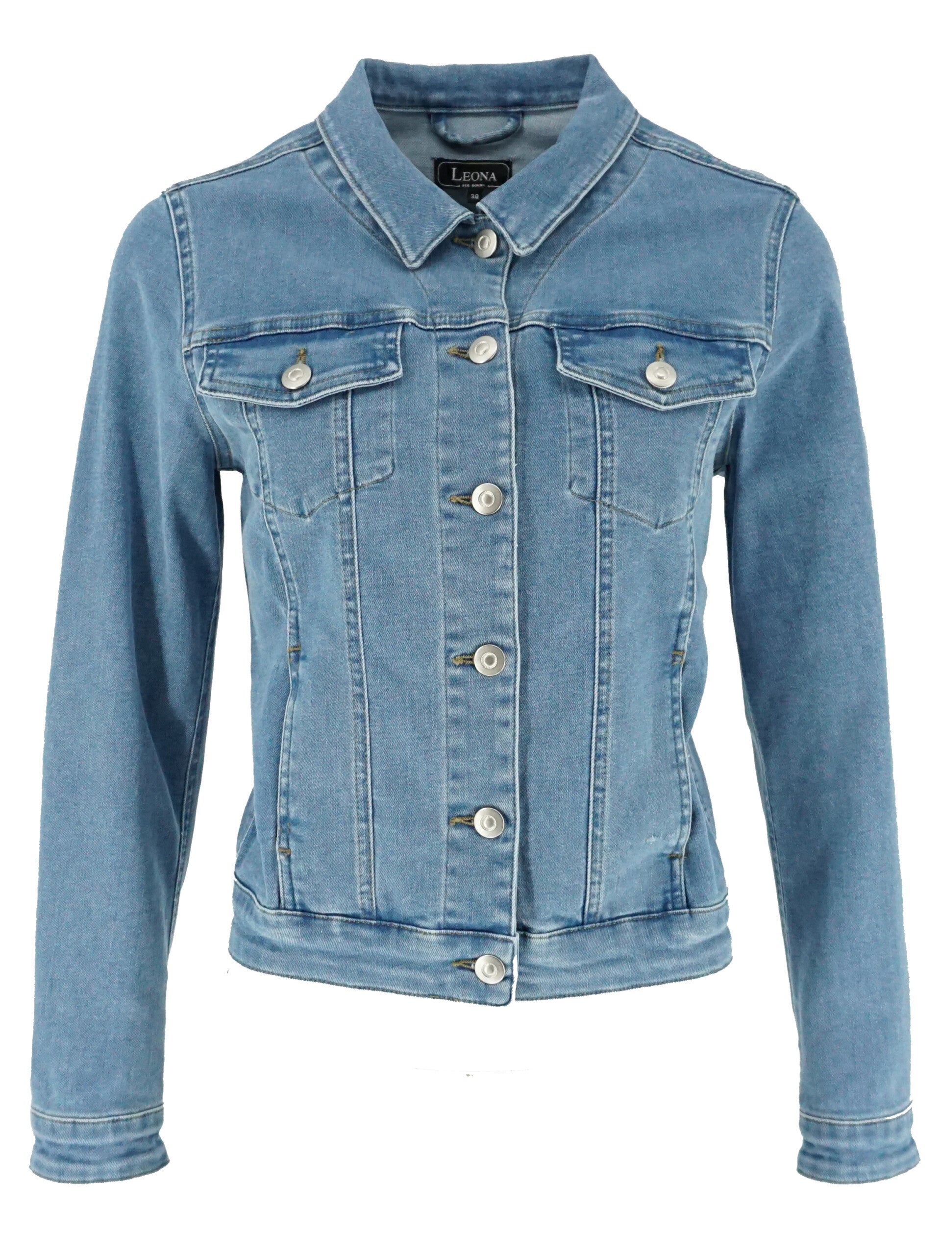 Leona per Donna - Spijker Jasje - Jeans