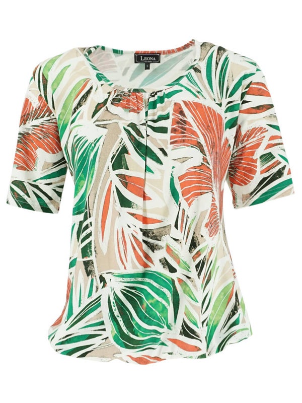 Leona per Donna - Shirt - Korte Mouw