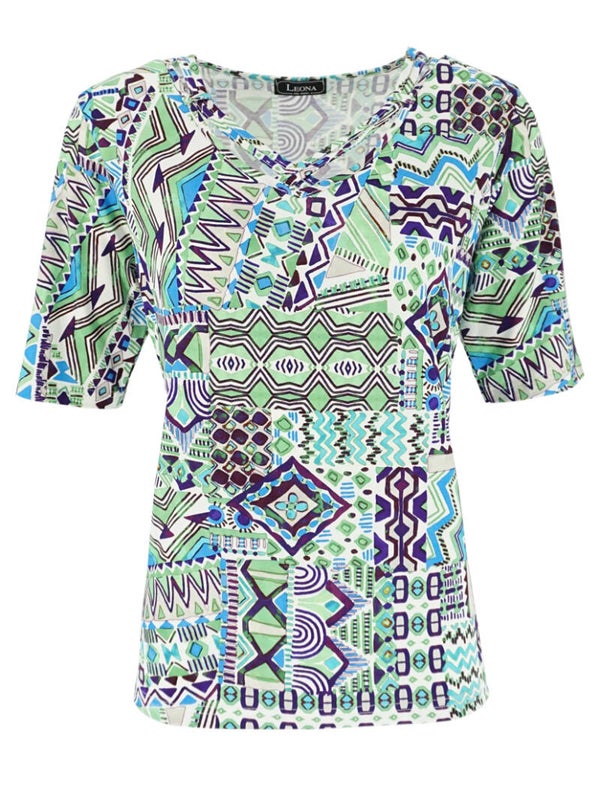 Leona per Donna - Shirt - Korte Mouw