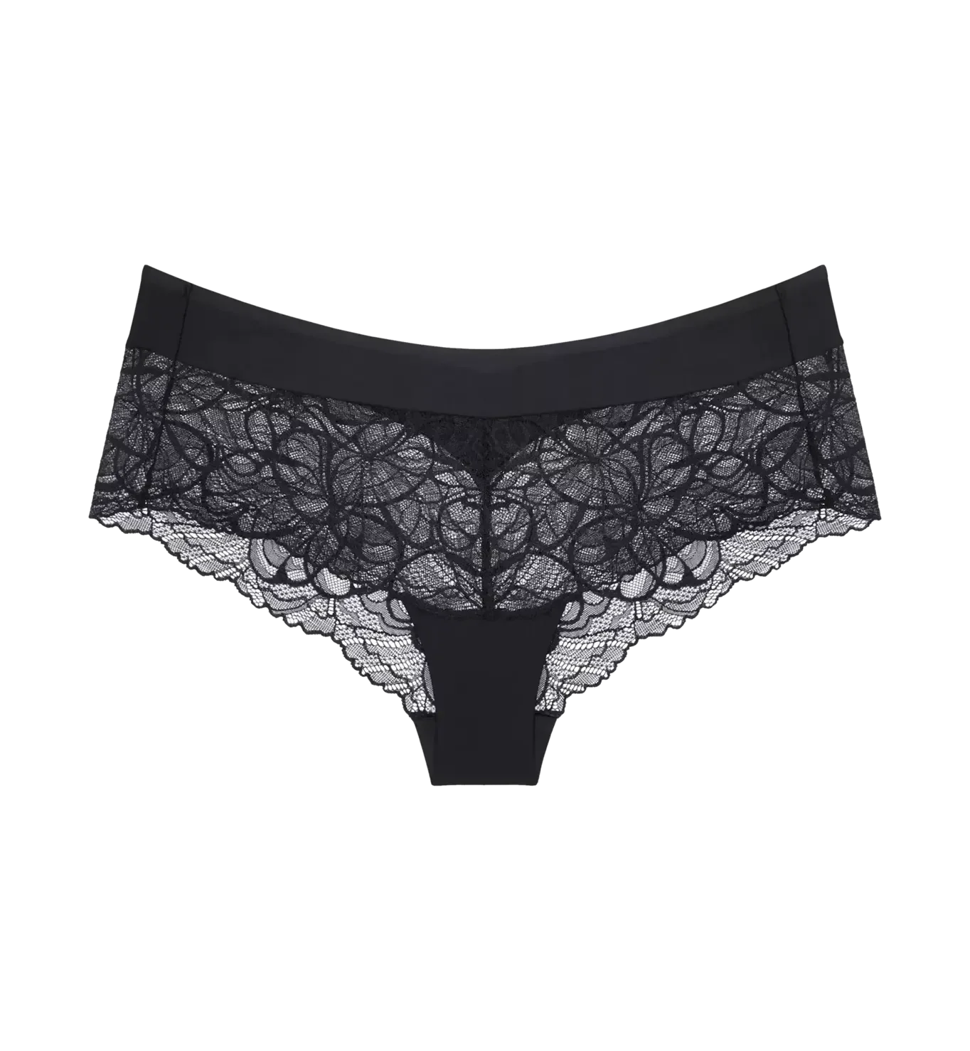 Triumph - Body Make-Up Illusion Lace Shorty - 10219748 - 0004 - Zwart