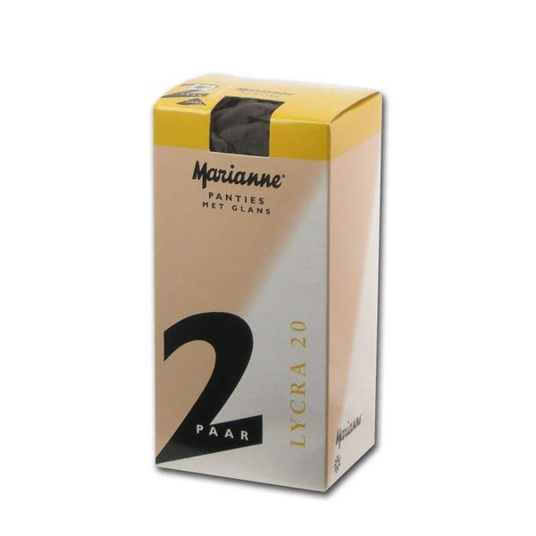 Marianne Panty 20 den Lycra ongevormd 2-pack