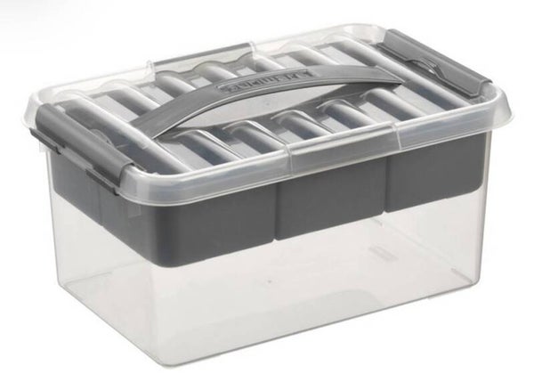 Sunware Q-line multibox 6 liter + inzetbakje met vakverdeling