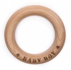 Durable Bijtring Hout Baby Boy