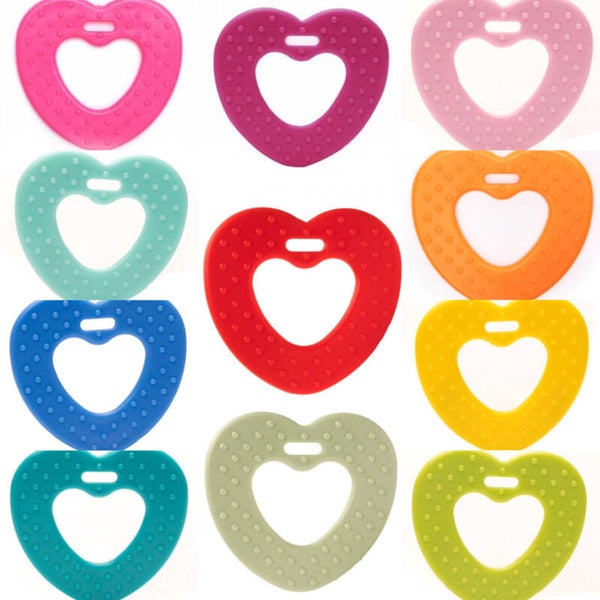 Durable Bijtring Hart met noppen