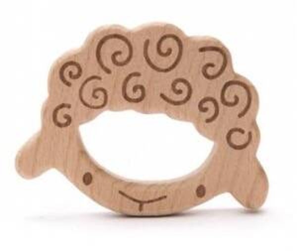 Durable Bijtring Hout Schaap