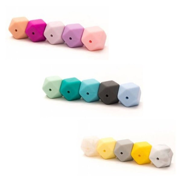 Durable Hexagon kralen 17mm