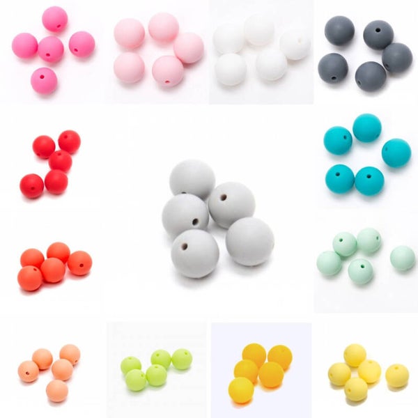 Durable Siliconen kralen 15mm