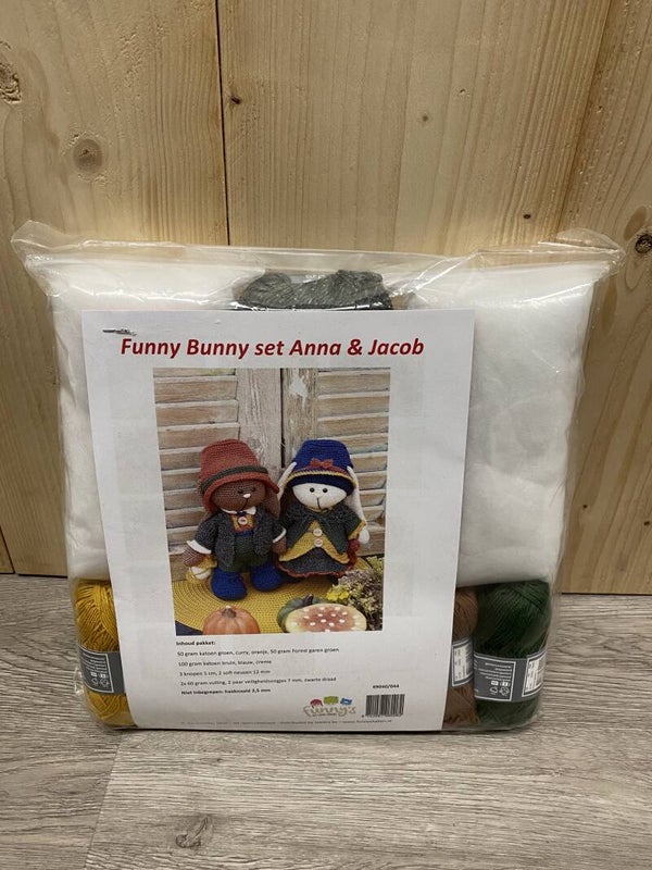 Funny's - Funny Bunny set Anna & Jacob