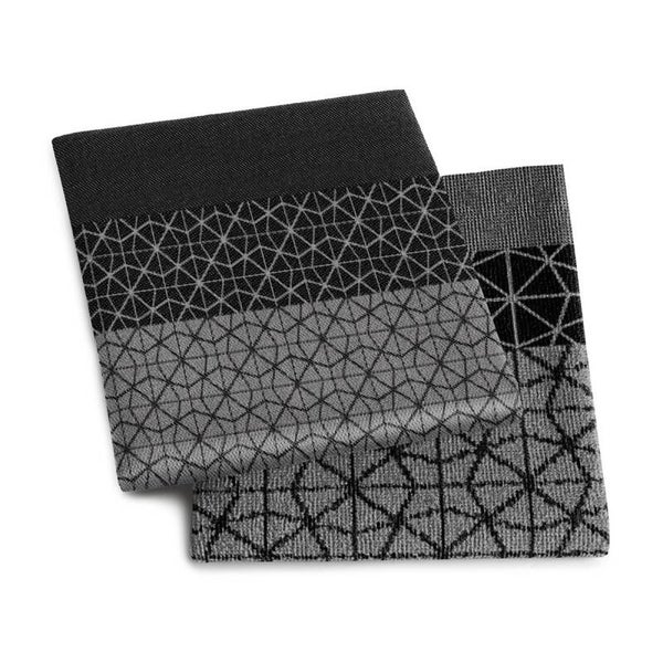 Keuken- en Theedoek Set - DDDDD - Chrystal Black