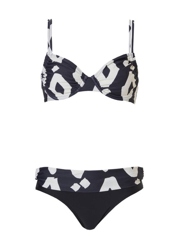 Pastunette - Bikini met Brief slip - Zwart/Wit